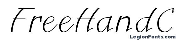 FreeHandCyr Italic font, free FreeHandCyr Italic font, preview FreeHandCyr Italic font