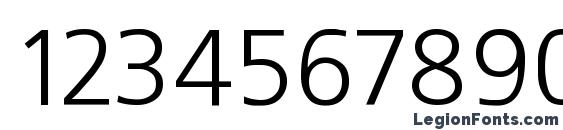 Freeset regular Font, Number Fonts