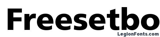 шрифт Freesetboldc, бесплатный шрифт Freesetboldc, предварительный просмотр шрифта Freesetboldc