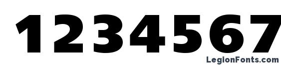 Freesetextraboldc Font, Number Fonts