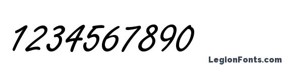 Freestyle Script Font, Number Fonts