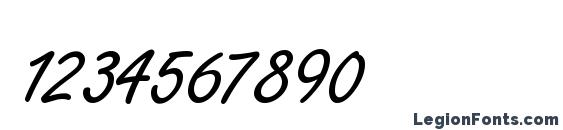 FreestyleScrDEE Font, Number Fonts