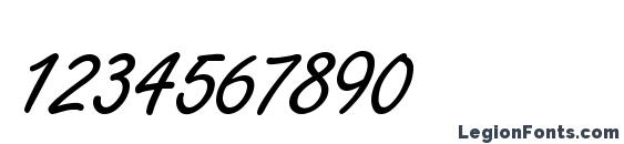 FreestyleScript Font, Number Fonts