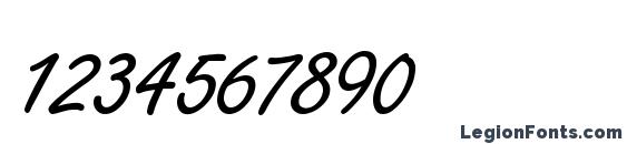 Шрифт FreestyleScript, Шрифты для цифр и чисел