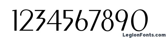 French Vogue Font, Number Fonts