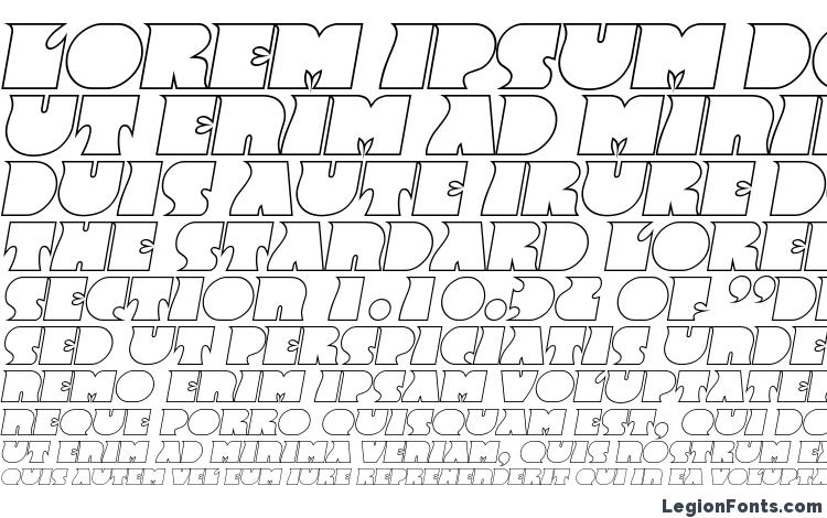 specimens FrenzyOutline Italic font, sample FrenzyOutline Italic font, an example of writing FrenzyOutline Italic font, review FrenzyOutline Italic font, preview FrenzyOutline Italic font, FrenzyOutline Italic font