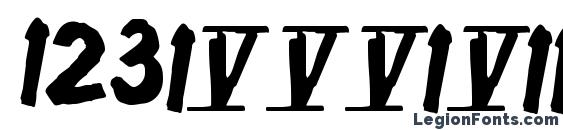 Friday13v12 Font, Number Fonts