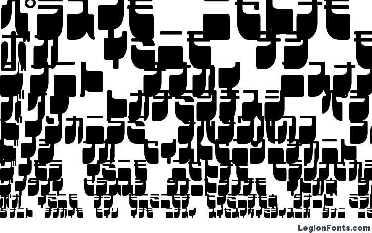 specimens Frigate katakana cond font, sample Frigate katakana cond font, an example of writing Frigate katakana cond font, review Frigate katakana cond font, preview Frigate katakana cond font, Frigate katakana cond font