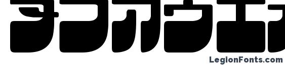 Frigate katakana Font, Number Fonts