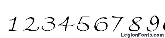 FRIHERRS Regular Font, Number Fonts