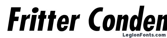 шрифт Fritter Condensed, бесплатный шрифт Fritter Condensed, предварительный просмотр шрифта Fritter Condensed