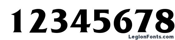 FrizQuadrataBTT Bold Font, Number Fonts