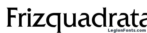 шрифт Frizquadratac, бесплатный шрифт Frizquadratac, предварительный просмотр шрифта Frizquadratac