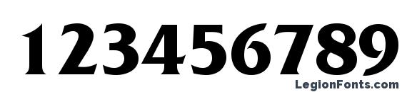 FrizQuadrataStd Bold Font, Number Fonts