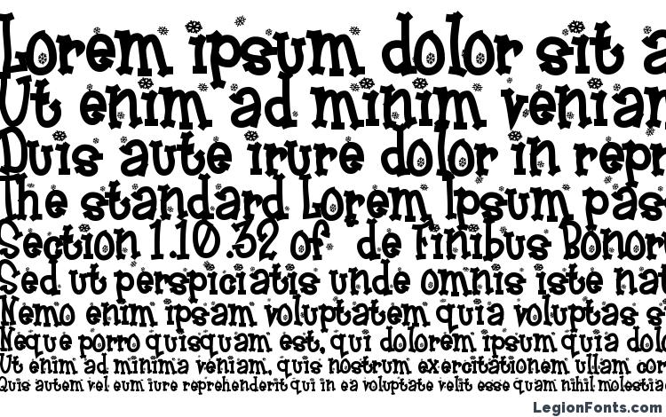 specimens Frosty font, sample Frosty font, an example of writing Frosty font, review Frosty font, preview Frosty font, Frosty font