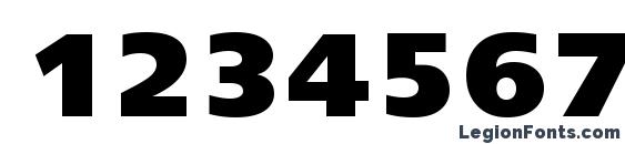 Шрифт Frs95 c, Шрифты для цифр и чисел