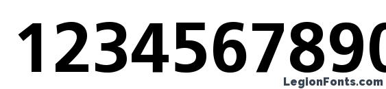 Frugal Sans Bold Font, Number Fonts