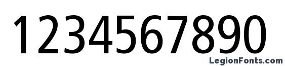 Frutiger 57 Condensed Font, Number Fonts