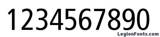 Frutiger LT 57 Condensed Font, Number Fonts