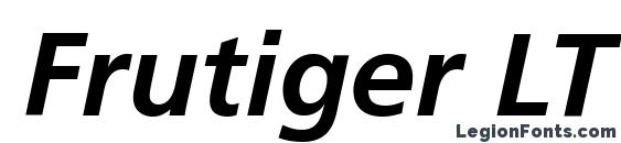 Шрифт Frutiger LT 66 Bold Italic, Жирные (полужирные) шрифты