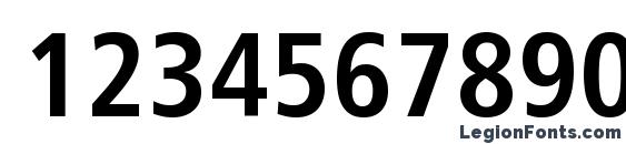 Frutiger LT 67 Bold Condensed Font, Number Fonts