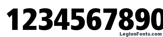 Frutiger LT 87 Extra Black Condensed Font, Number Fonts