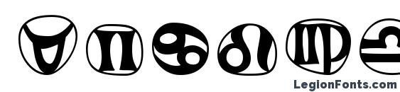 FrutigerSymbols Regular Font, Number Fonts