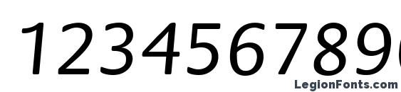 Fst Font, Number Fonts