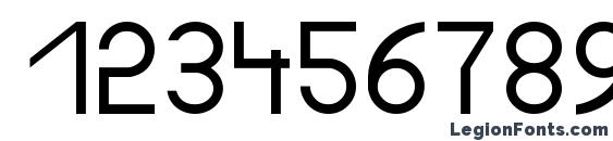 ft17n Font, Number Fonts