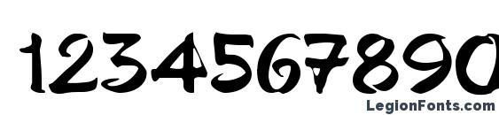 ft34 Bold Font, Number Fonts