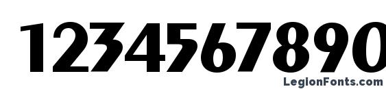 ft49 Bold Font, Number Fonts