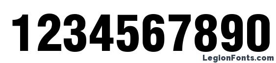 ft54 Font, Number Fonts