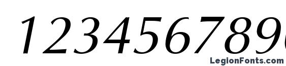 ft5i Italic Font, Number Fonts