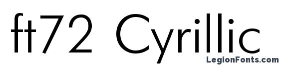 ft72 Cyrillic Font