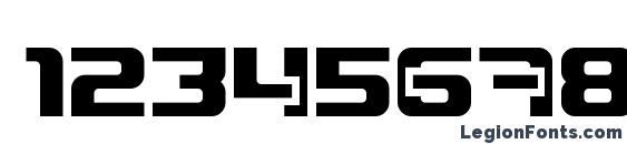 ft84 Semi expanded SemiBold Font, Number Fonts