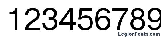 ft86 Plain Font, Number Fonts