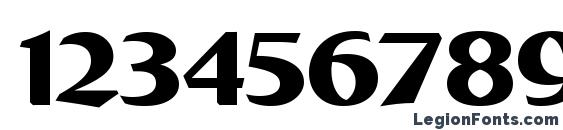 ft92 Bold Font, Number Fonts