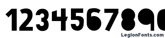 Full Circle Font, Number Fonts