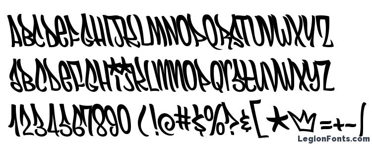 glyphs Funboy Regular font, сharacters Funboy Regular font, symbols Funboy Regular font, character map Funboy Regular font, preview Funboy Regular font, abc Funboy Regular font, Funboy Regular font