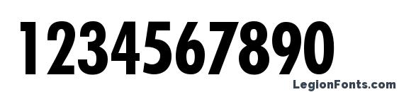 FunctionCondTwo Bold Font, Number Fonts