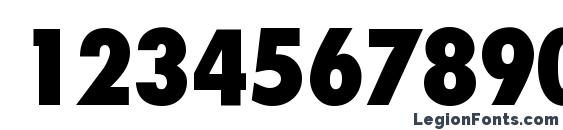 FunctionCondTwoExtrabold Regular Font, Number Fonts