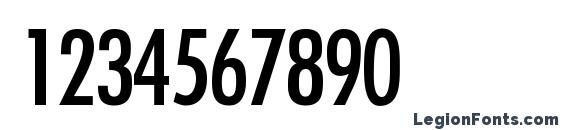 FunctionCondTwoMedium Regular Font, Number Fonts