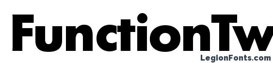 FunctionTwo Bold Font