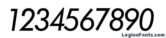 FunctionTwo RegularItalic Font, Number Fonts