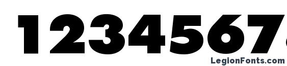 FunctionTwo Xbold Regular Font, Number Fonts