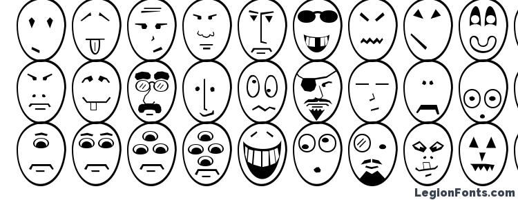 glyphs Funny Face font, сharacters Funny Face font, symbols Funny Face font, character map Funny Face font, preview Funny Face font, abc Funny Face font, Funny Face font