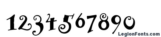 Funstuff Bold Font, Number Fonts