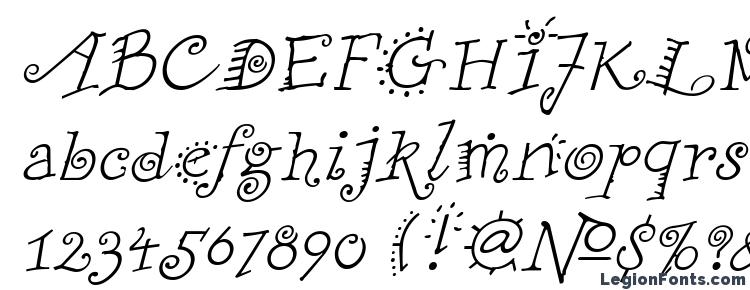 glyphs Funstuff Italic font, сharacters Funstuff Italic font, symbols Funstuff Italic font, character map Funstuff Italic font, preview Funstuff Italic font, abc Funstuff Italic font, Funstuff Italic font