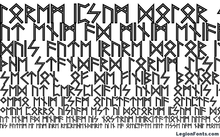 specimens Futhark AOE Inline font, sample Futhark AOE Inline font, an example of writing Futhark AOE Inline font, review Futhark AOE Inline font, preview Futhark AOE Inline font, Futhark AOE Inline font