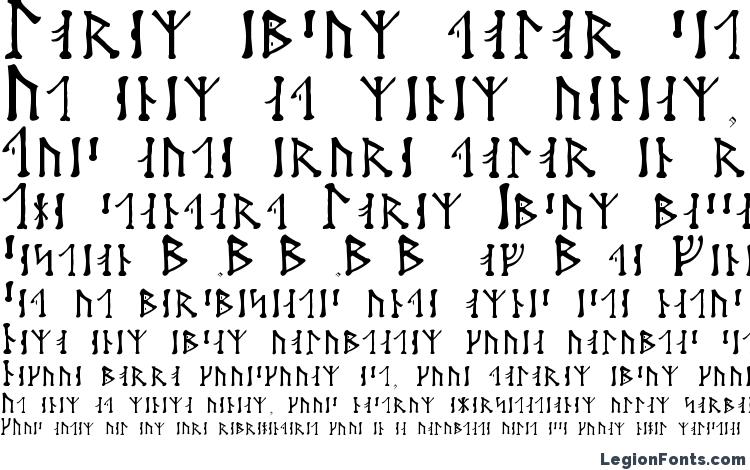 specimens Futharken font, sample Futharken font, an example of writing Futharken font, review Futharken font, preview Futharken font, Futharken font